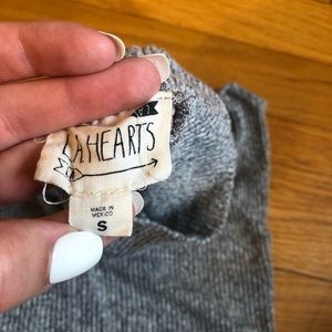 LA hearts size small halter top